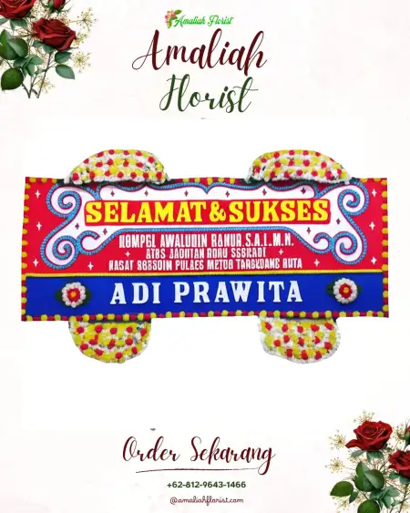 Papan Bunga Ucapan Selamat Air Hangat Timur